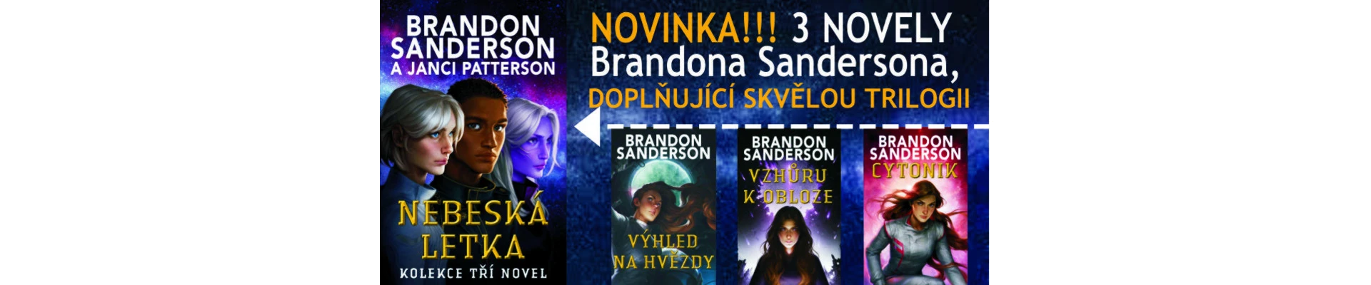 3 novely Brandona Sandersona